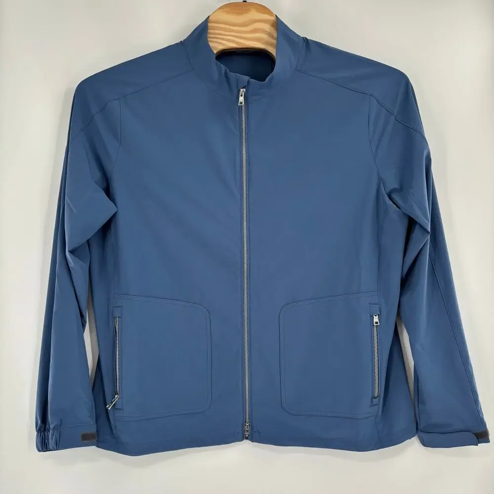 Peter Millar Crown Crafted XL Ocean Blue Contour Full Zip Jacket MS25XZ09 NWT‎